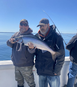 Oswego NY fishing charters = pure joy!